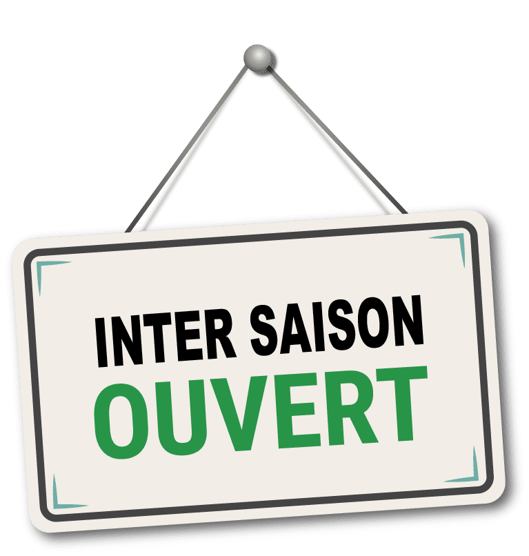 Panneau INTER Saison Ouvert Panneau saison d'été